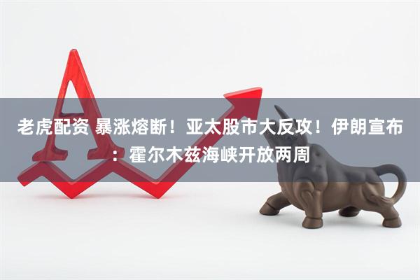老虎配资 暴涨熔断！亚太股市大反攻！伊朗宣布：霍尔木兹海峡开放两周